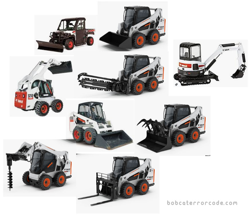 Bobcat construction vehicles