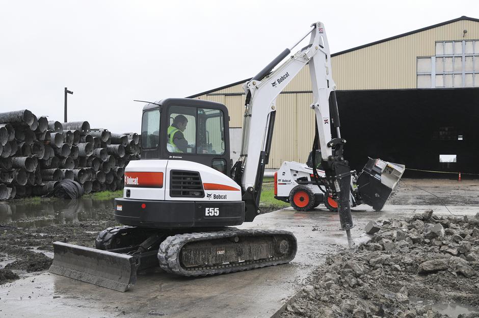Bobcat E55 Vehicle